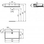 Умывальник подвесной Ideal Standard Extra T372601